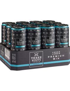 Three Sixty Vodka Lemon 10% 12 x 330ml DPG 2