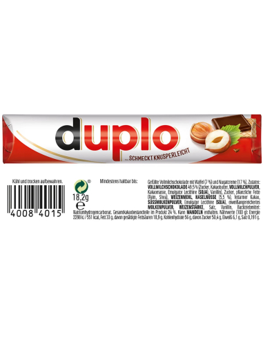 Duplo Einzelriegel 40 x 18,2g