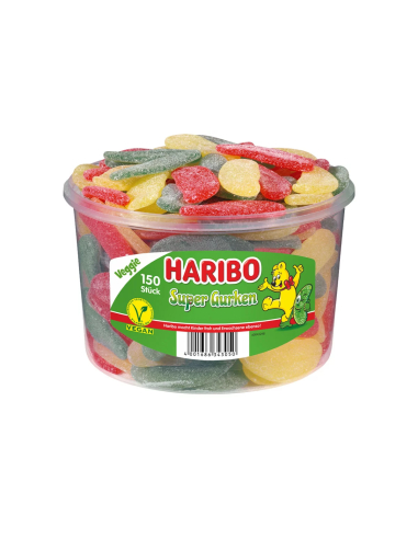 Haribo Super Gurken 150er Vegan