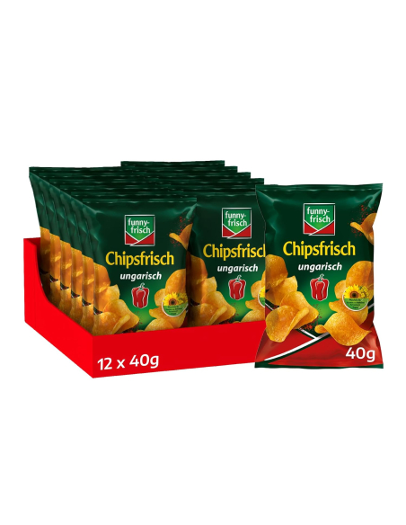 Funny-Frisch Chipsfrisch ungarisch 12 x 40g