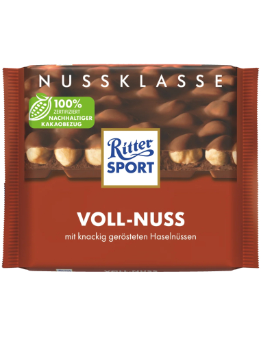 Ritter Sport Nussklasse Voll-Nuss 10 x 100g