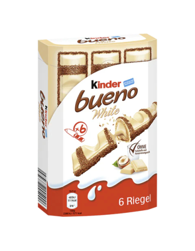 Kinder Bueno 27 x 6er White 117g