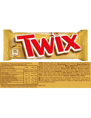 Twix Einzelriegel 32 x 50g