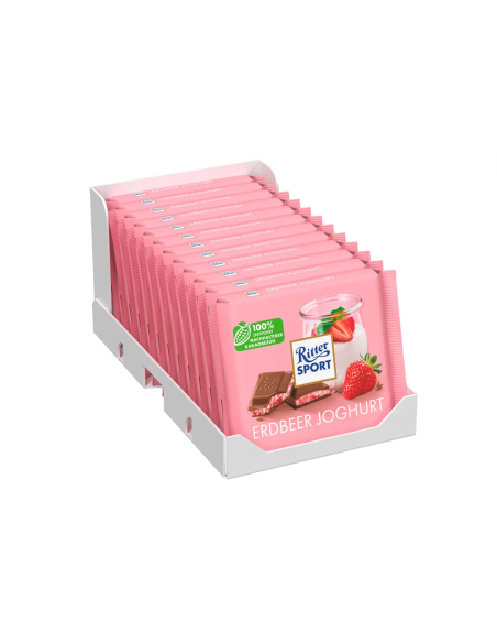Ritter Sport Erdbeer-Joghurt 12 x 100g