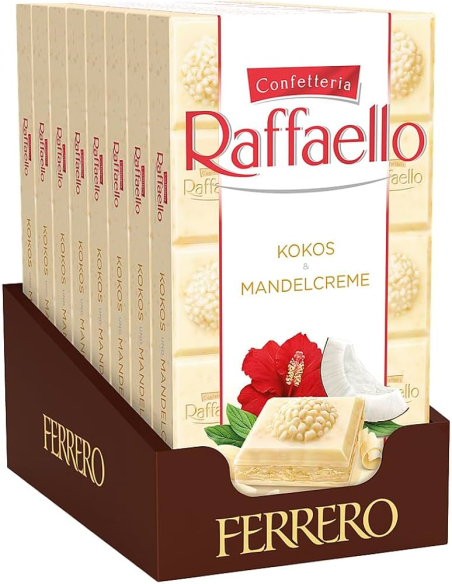 Raffaello Tafel Kokos & Mandelcreme 8 x 90g