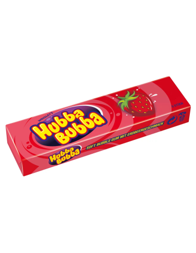 Hubba Bubba Strawberry 20 x 35g