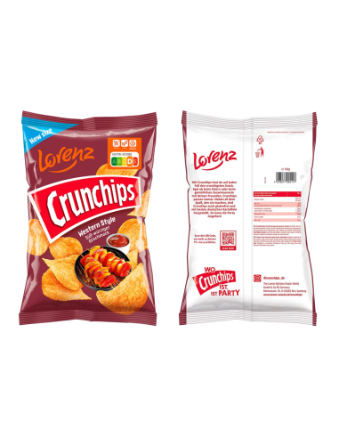 Lorenz Crunchips Western Style 10 x 150g