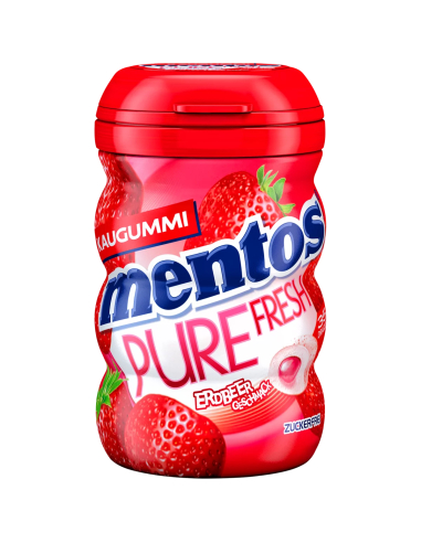 Mentos Gum Pure Fresh Erdbeere 6 x 70g