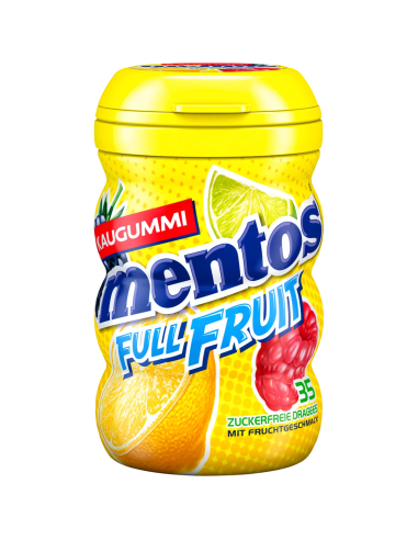 Mentos Gum Full Fruit 6 x 70g