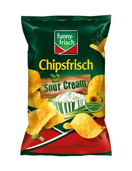 Funny-Frisch Chipsfrisch Sour Cream 10 x 150g