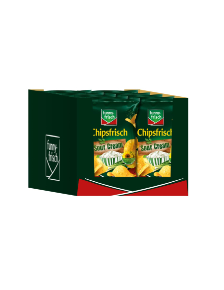 Funny-Frisch Chipsfrisch Sour Cream 10 x 150g