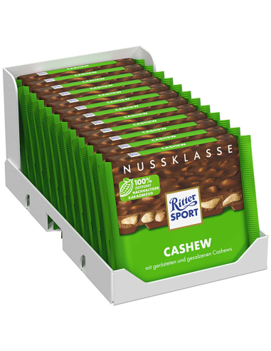 Ritter Sport Nussklasse Cashew 12 x 100g