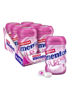 Mentos Gum Pure Fresh Bubble Gum 6 x 70g 2