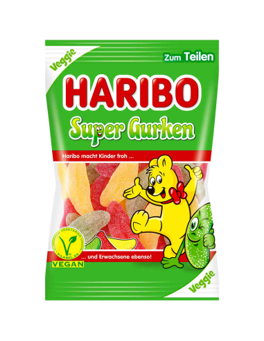 Haribo Super Gurken Vegan 15 x 175g