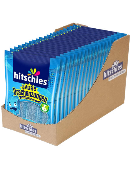 Hitschies Saure Drachenzungen blau 20 x 125g