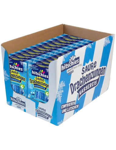 Hitschies Wassereis Saure Drachenzungen Blau 24...