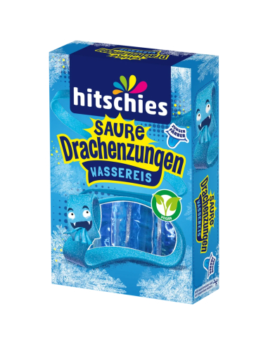 Hitschies Wassereis Saure Drachenzungen Blau 24 x 10er 40ml