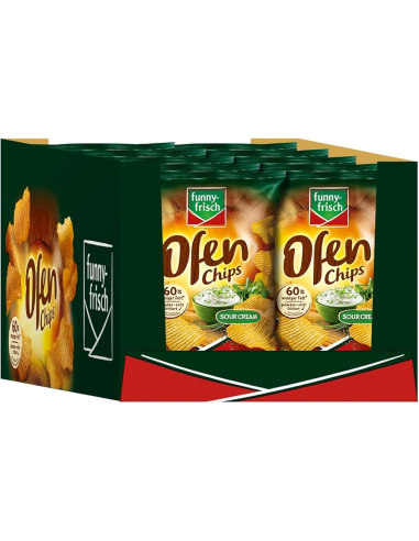 Funny-Frisch Ofenchips Sour Cream 10 x 125g