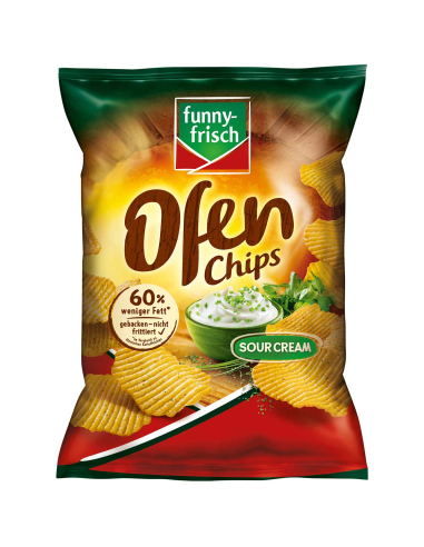 Funny-Frisch Ofenchips Sour Cream 10 x 125g