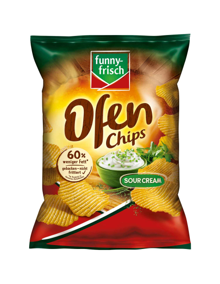 Funny-Frisch Ofenchips Sour Cream 10 x 125g