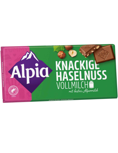 Alpia Knackige Haselnuss Vollmilch 20 x 100g