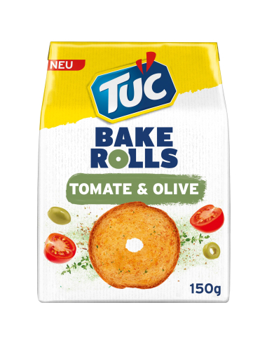 Tuc Bake Rolls Tomate & Olive 8 x 150g