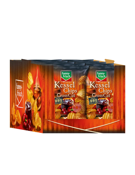 Funny-Frisch Cross Cut Spicy BBQ 10 x 120g