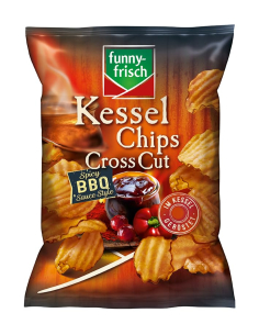 Funny-Frisch Cross Cut Spicy BBQ 10 x 120g
