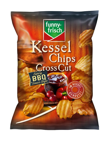 Funny-Frisch Cross Cut Spicy BBQ 10 x 120g