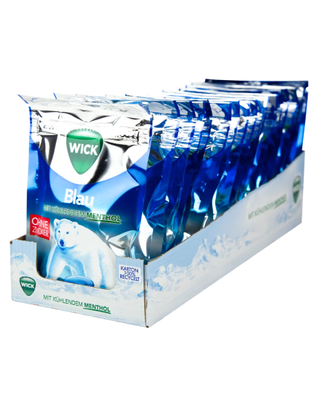Wick Blau Menthol 20 x 72g