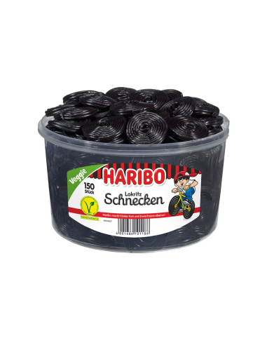 Haribo Lakritz Schnecken Vegan 150er