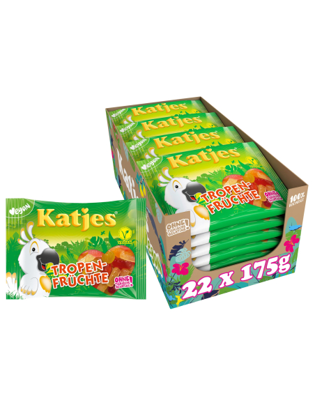 Katjes Tropen-Früchte 22 x 175g
