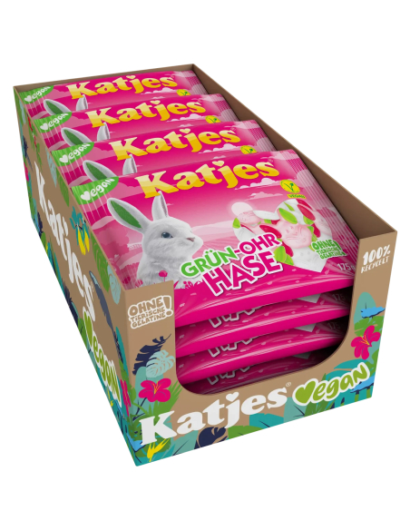 Katjes Grün-Ohr Hase 16 x 175g