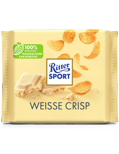 Ritter Sport Weisse + Crisp 10 x 100g