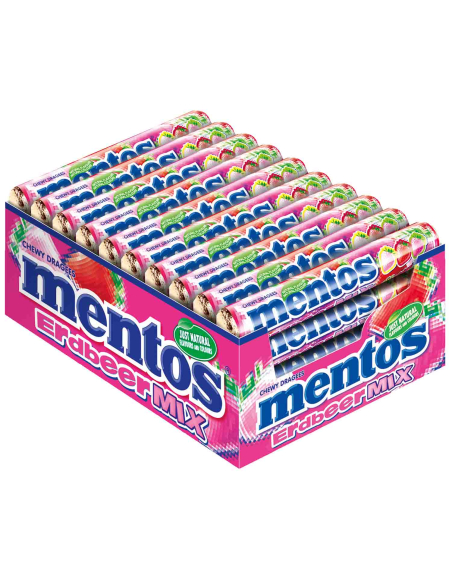 Mentos Erdbeer Mix 40 x 38g