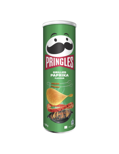 Pringles Grilled Paprika 19 x 185g