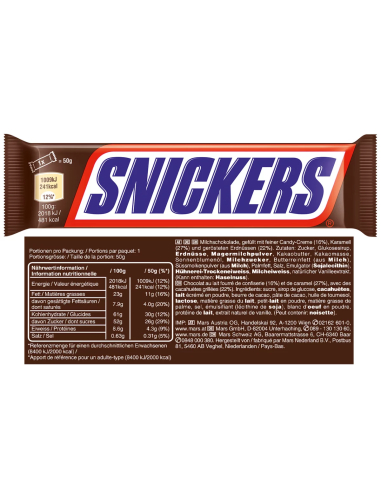 Snickers Einzelriegel 32 x 50g