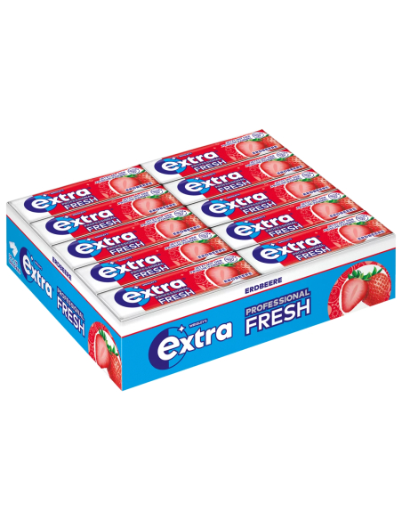 Wrigley´s Extra Professional Fresh Erdbeere 30 x 10er