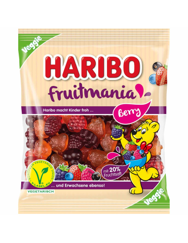 Haribo Fruitmania Berry Vegan 20 x 175g