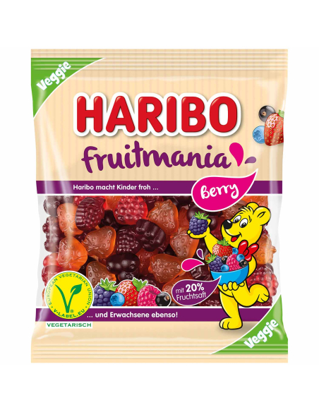 Haribo Fruitmania Berry Vegan 20 x 175g