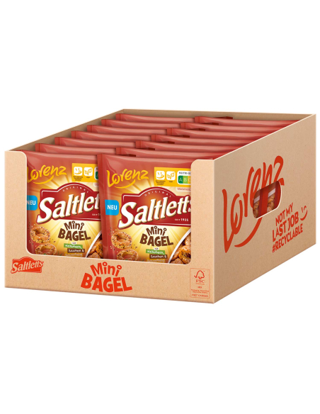 Lorenz Saltletts Mini Bagel 14 x 100g