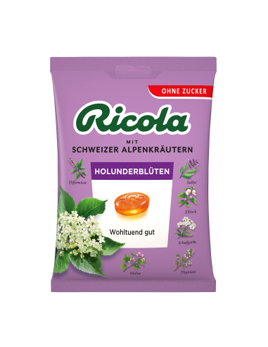 Ricola Kräuter Holunderblüten 18 x 75g