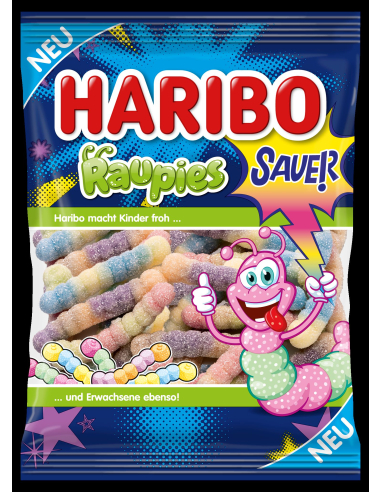 Haribo Raupies Sauer 14 x 160g