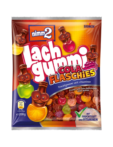 Nimm 2 Lachgummi Cola Flaschies 21 x 200g