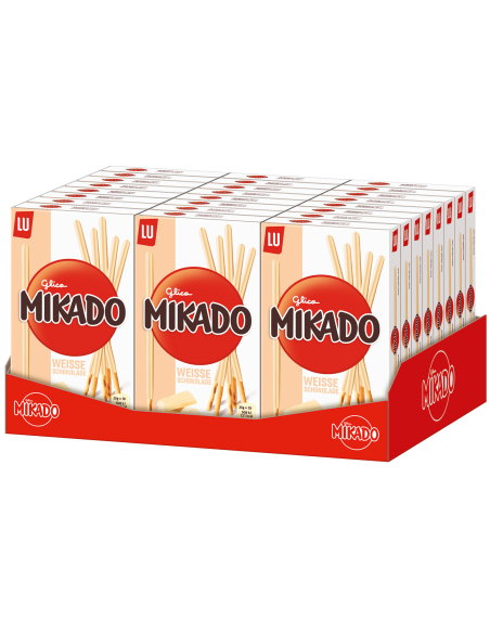 Mikado Weiße Schokolade 24 x 75g