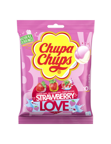 Chupa Chups Strawberry Lovers 12 x 10er 120g