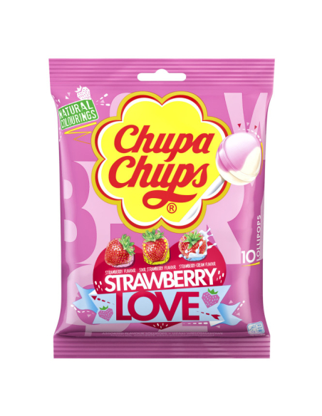 Chupa Chups Strawberry Lovers 12 x 10er 120g