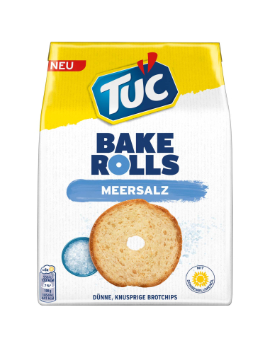 Tuc Bake Rolls Meersalz 8 x 150g