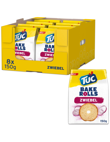 Tuc Bake Rolls Zwiebel 8 x 150g