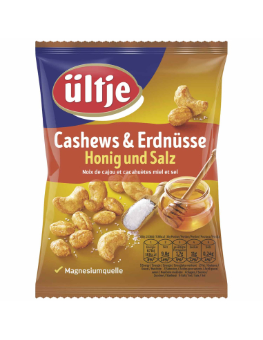 Ültje Cashews & Erdnüsse Honig & Salz 12 x 200g